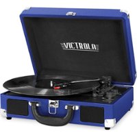 Victrola - Bluetooth Stereo Turntable - Cobalt blue - Front_Zoom