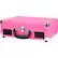 Alt View 11. Victrola - Victrola Journey Bluetooth Suitcase Record Player with 3-speed Turntable - Pink.