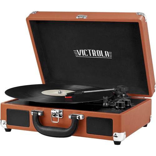 Victrola - Bluetooth Stereo Turntable - Cognac was $59.99 now $42.99 (28.0% off)