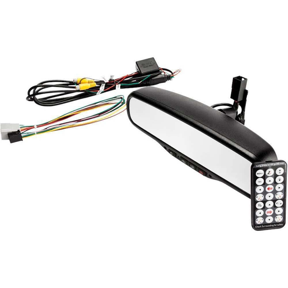 Front. CrimeStopper - Rear View Mirror with 4.3" LCD Display for GM OnStar-equipped vehicles.