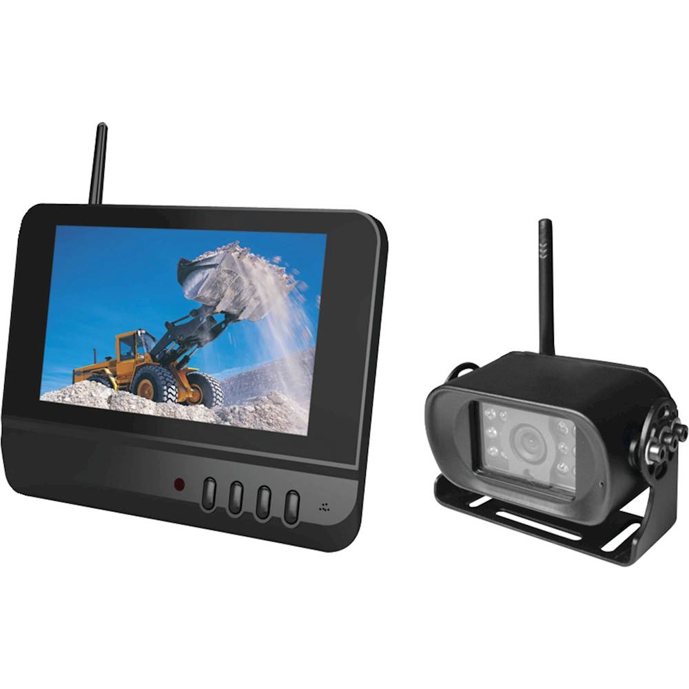 BOYO - Digital Wireless Rearview Camera with 7 Color LCD Monitor - Black was $399.99 now $207.99 (48.0% off)