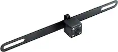 Angle. iBEAM - Behind License Plate Camera - Black.