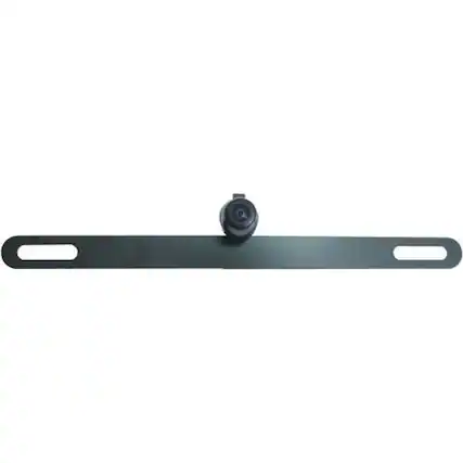 Front. BOYO - Concealed License Plate Backup Camera - Black.