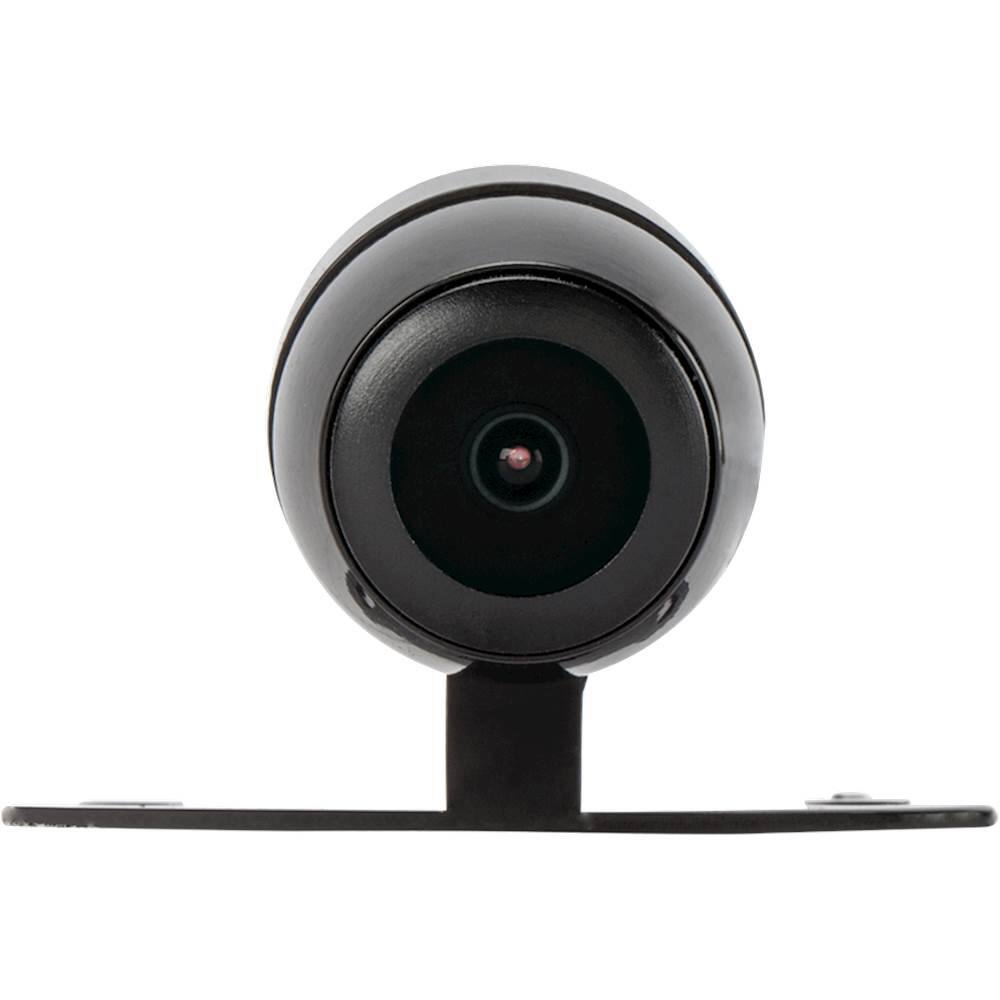 Front. Crimestopper - Front/Rear View Camera - Black.