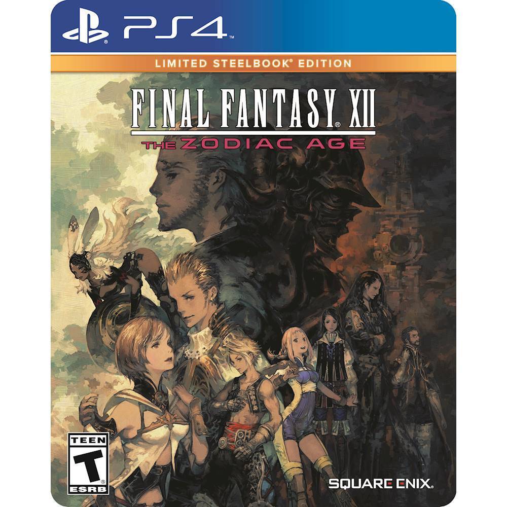 Final Fantasy® XII: The Zodiac Age Limited Steelbook Edition PlayStation 4  91955 - Best Buy