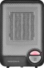 Insignia™ - Desktop Ceramic Heater - Flat black - Larger Front