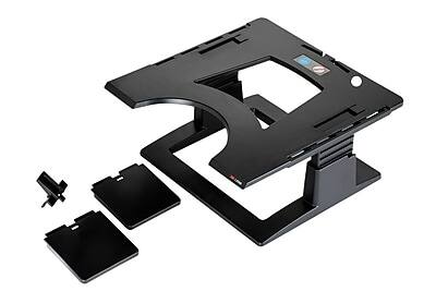 3M - 13" x 2" Plastic Adjustable Laptop Stand, (LX500) - Black