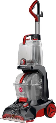 Hoover - Power Scrub Elite Corded Upright Deep Cleaner - Gray/red