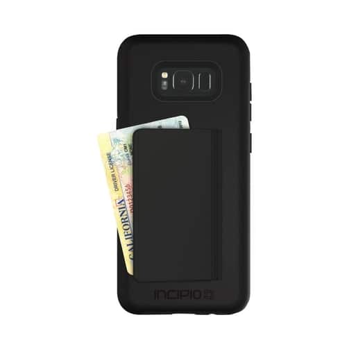 Incipio - STOWAWAY Case for Samsung Galaxy S8+ - Black