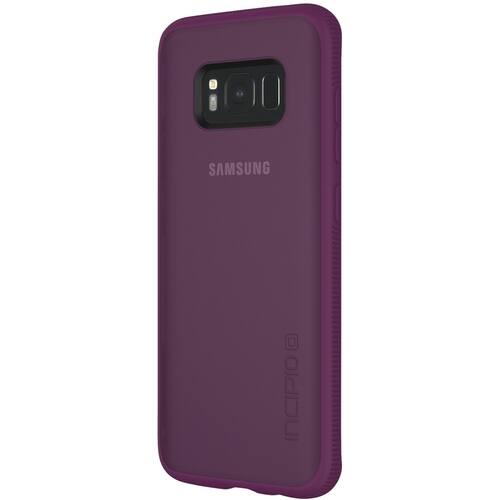 Incipio - Octane Case for Samsung Galaxy S8 - Plum/frosted transparent - Larger Front