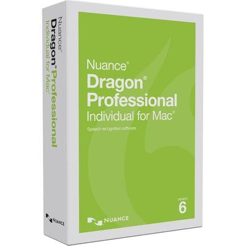 Nuance - Dragon Professional Individual for Mac, v6-Front_Standard 