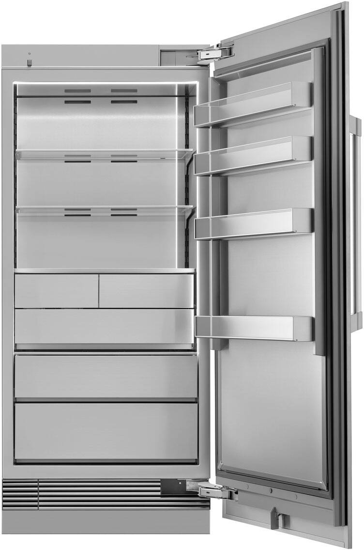 Alt View 1. Dacor - 21.4 Cu Ft Panel Ready Built In Column Freezer - Panel Ready.