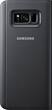 Samsung - S-View Flip Cover Case for Galaxy S8+ - Black - Larger Front