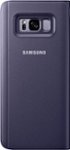 Front Zoom. Samsung - S-View Flip Cover Case for Galaxy S8+ - Orchid gray.