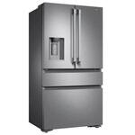 Dacor - 22.6 Cu. Ft. French Door Counter-Depth Refrigerator with Water and Ice Dispenser - Stainless steel - Front_Standard
