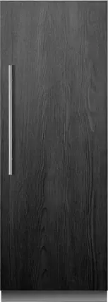 Front. Dacor - 17.8 Cu. Ft. Built-In Column Refrigerator with SteelCool Interior - Custom Panel Ready.