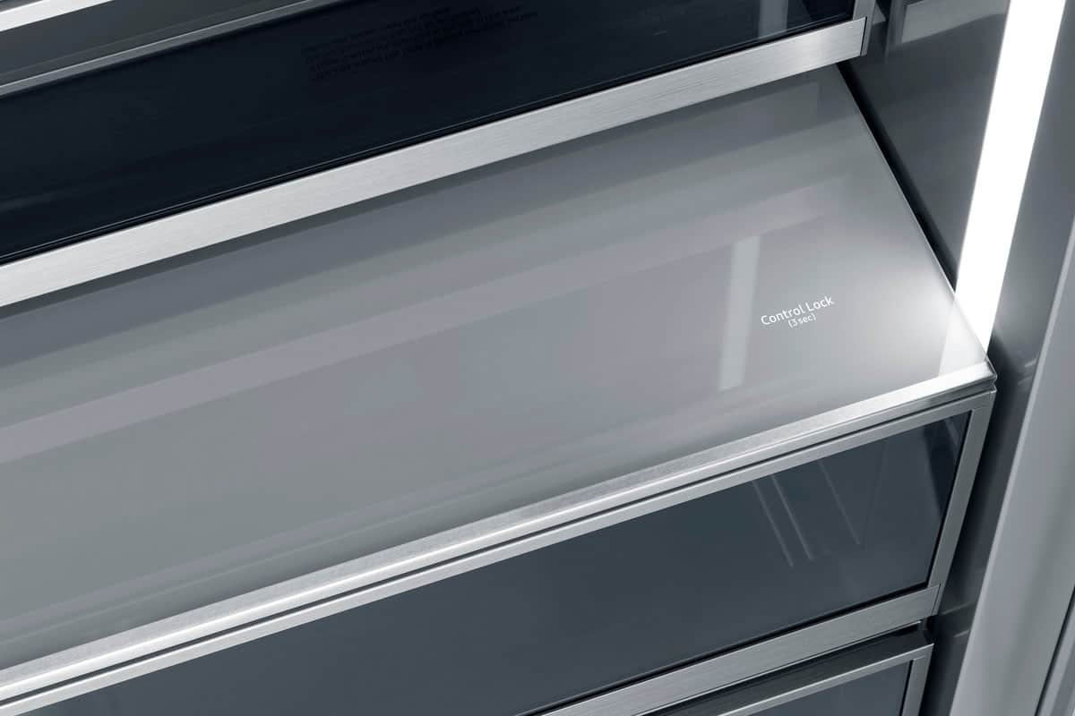 Alt View 4. Dacor - 17.8 Cu. Ft. Built-In Column Refrigerator with SteelCool Interior - Custom Panel Ready.