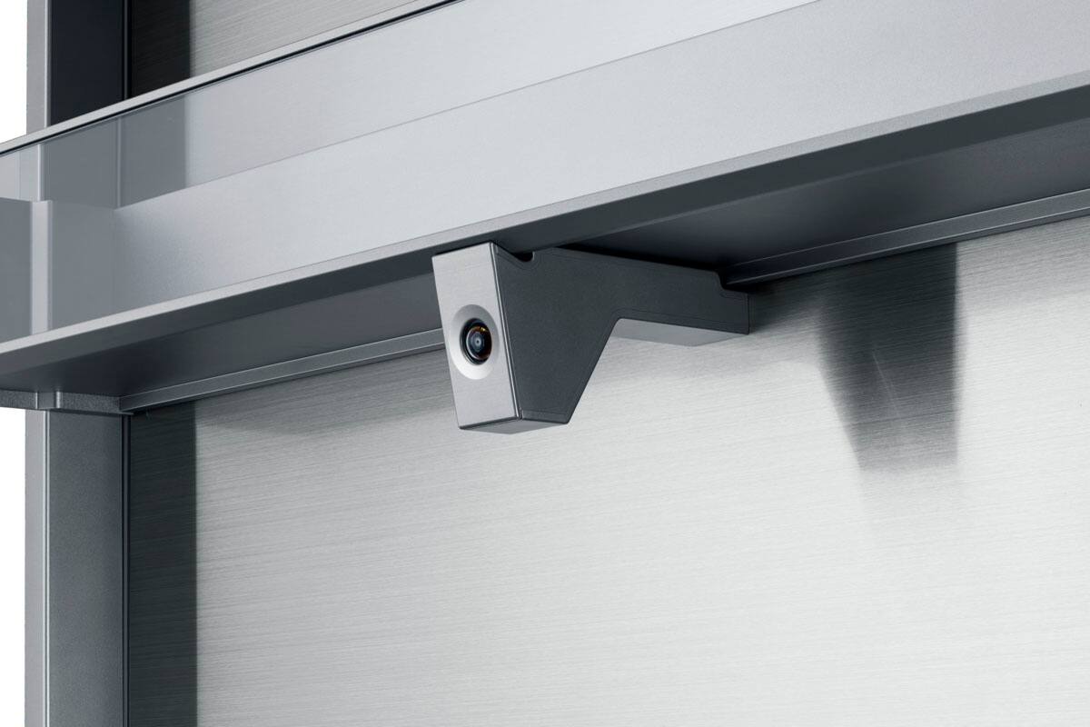 Alt View 13. Dacor - 13.7 Cu. Ft. Built-In Column Refrigerator with SteelCool Interior - Custom Panel Ready.