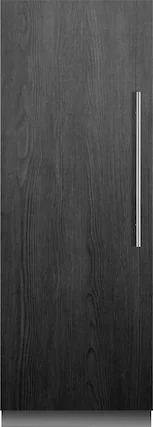 Front. Dacor - 17.8 Cu. Ft. Built-In Column Refrigerator with SteelCool Interior - Custom Panel Ready.