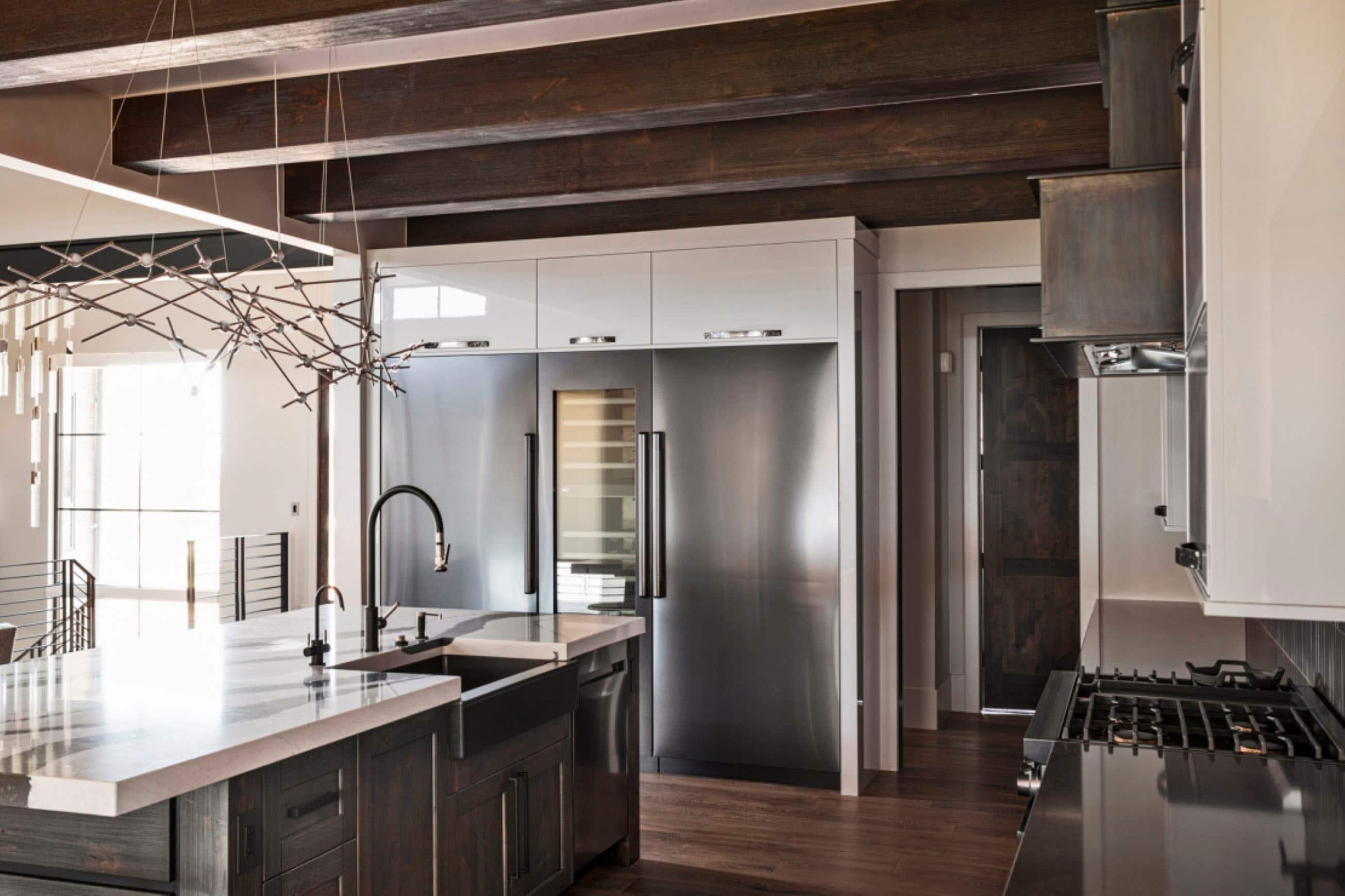 Alt View 15. Dacor - 13.7 Cu. Ft. Built-In Column Refrigerator with SteelCool Interior - Custom Panel Ready.