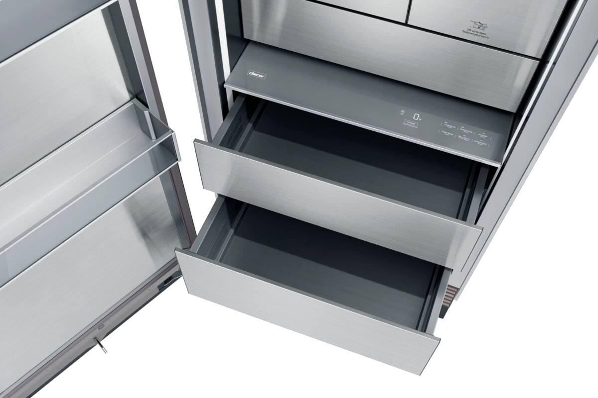 Alt View 2. Dacor - 17.6 Cu Ft Panel Ready Built In Column Freezer - Panel Ready.
