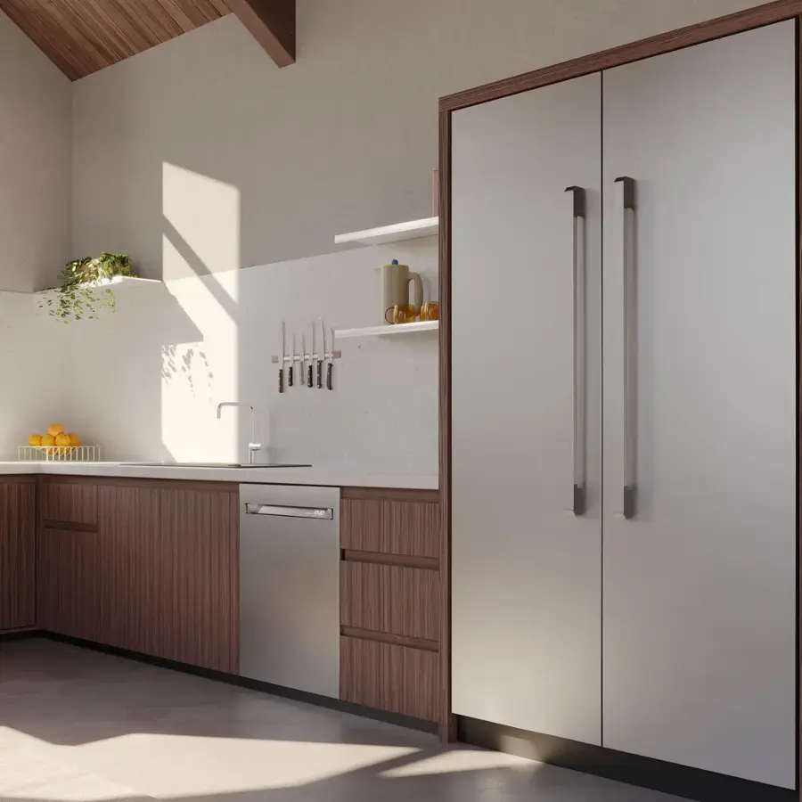 Alt View 14. Dacor - 9.5 Cu Ft Panel Ready Built In Column Freezer - Panel Ready.