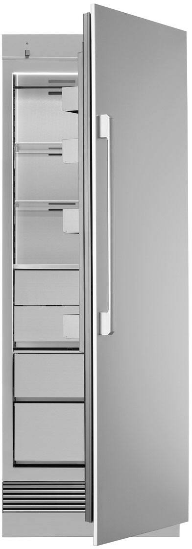 Angle. Dacor - 17.6 Cu Ft Panel Ready Built In Column Freezer - Panel Ready.