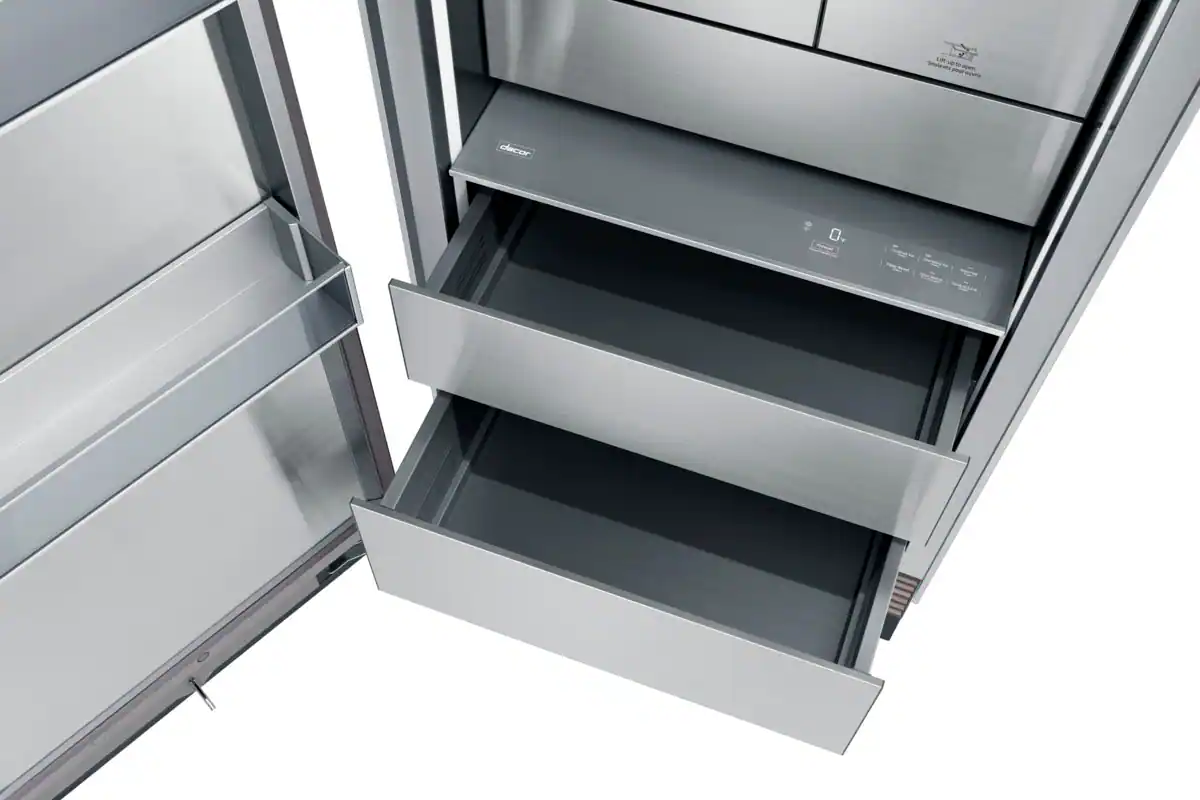 Alt View 2. Dacor - 17.6 Cu Ft Panel Ready Built In Column Freezer - Panel Ready.