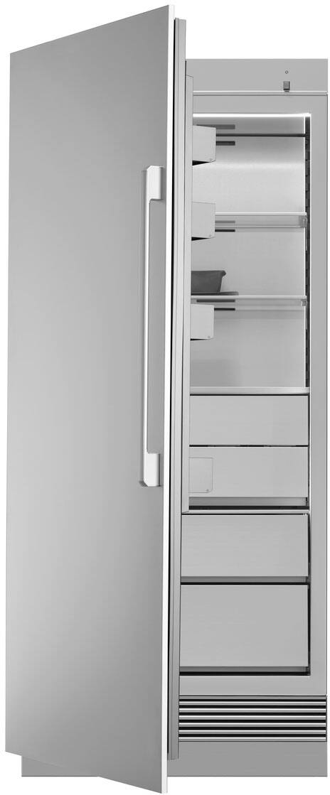 Angle. Dacor - 21.4 Cu Ft Panel Ready Built In Column Freezer - Panel Ready.