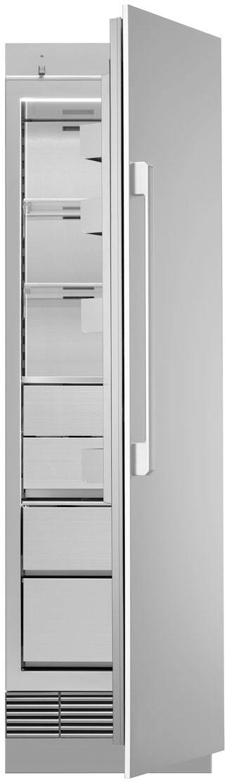 Angle. Dacor - 13.6 Cu Ft Panel Ready Built In Column Freezer - Panel Ready.