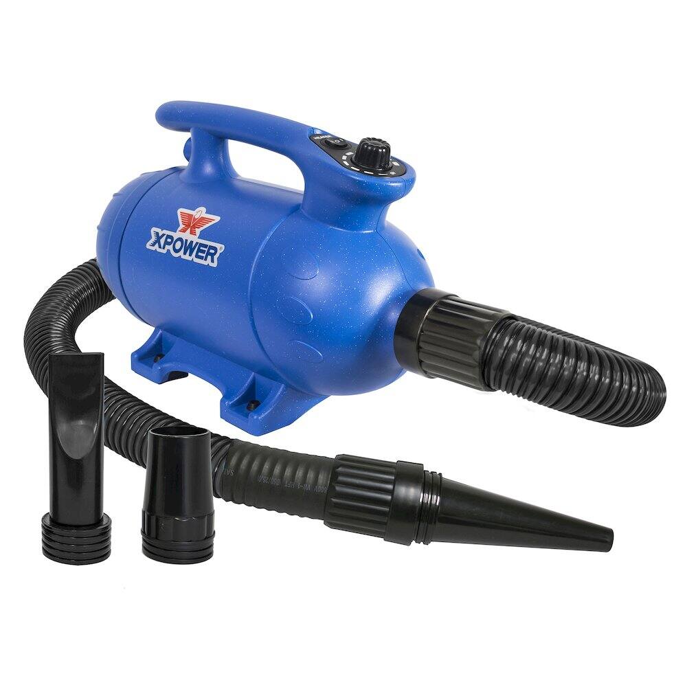 Angle. XPOWER - Thermal Ace 3 HP Variable Speed Pet Grooming Dog Force Hair Dryer with Heat.