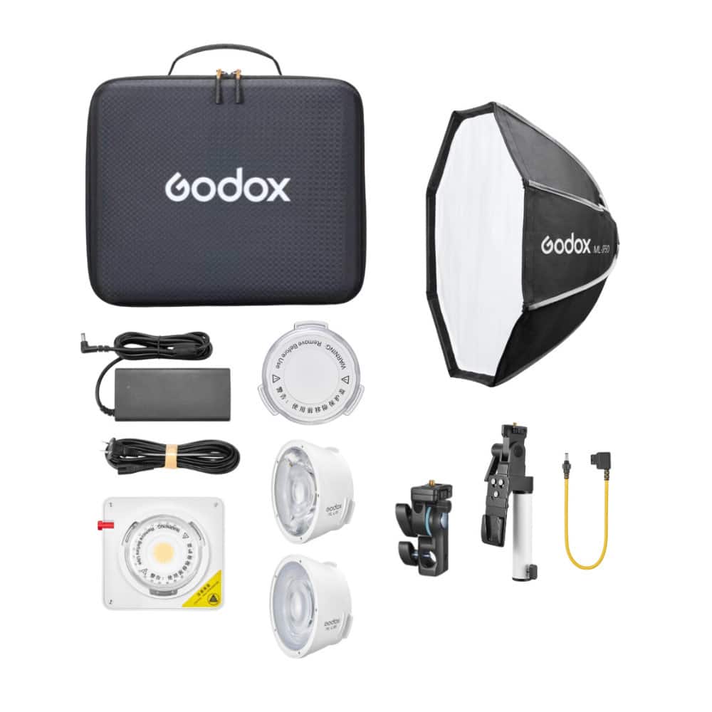 Godox ML100Bi Bi Color LED Video Light Kit 2 Bundle ADOX2265K3