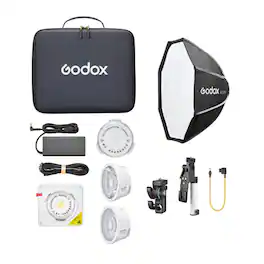 Godox - ML100Bi Bi-Color LED Video Light Kit 2 Bundle
