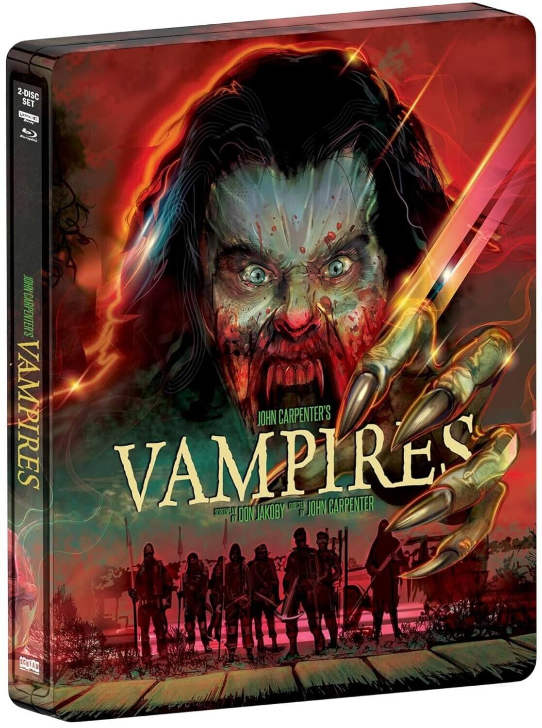 Alt View 1. John Carpenter's Vampires (Steelbook)   - 4K Blu-Ray.