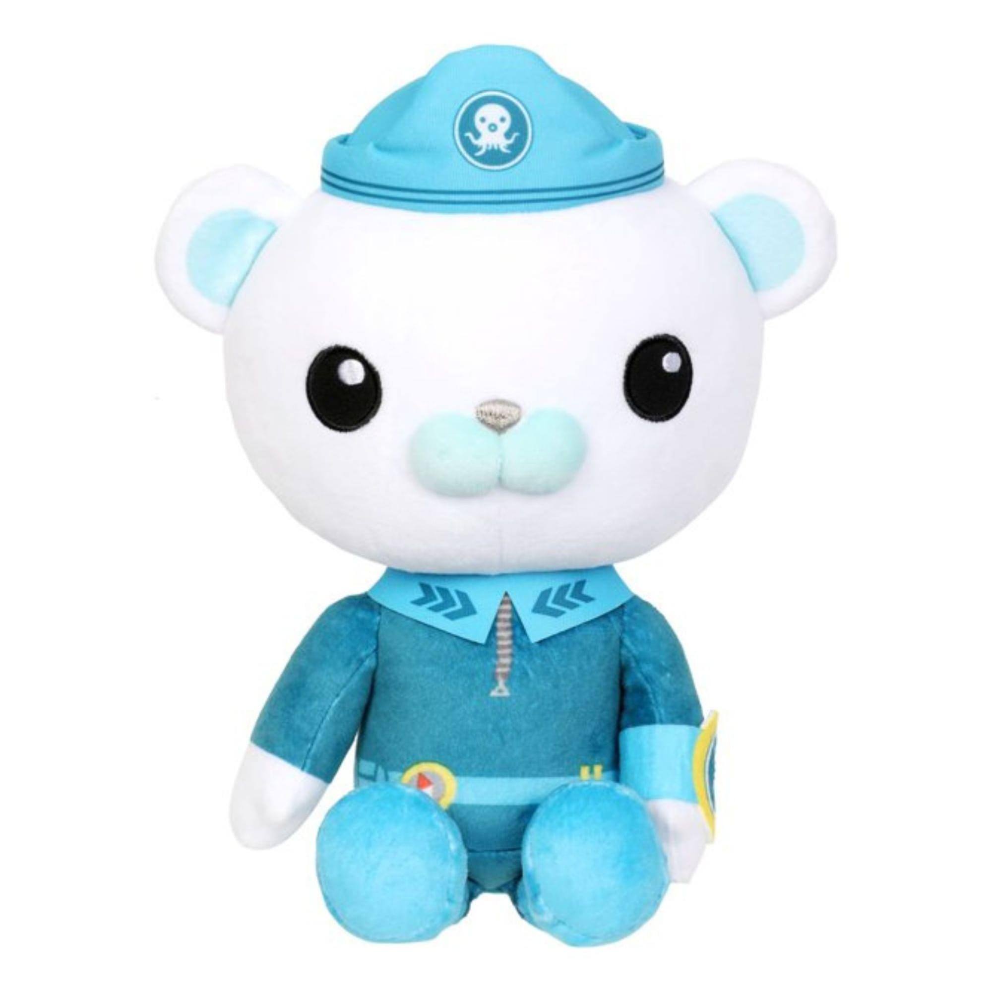 Alt View 1. Moose Toys - Octonauts Above & Beyond Captain Barnacles 13 Inch Talking Plush - Blue.