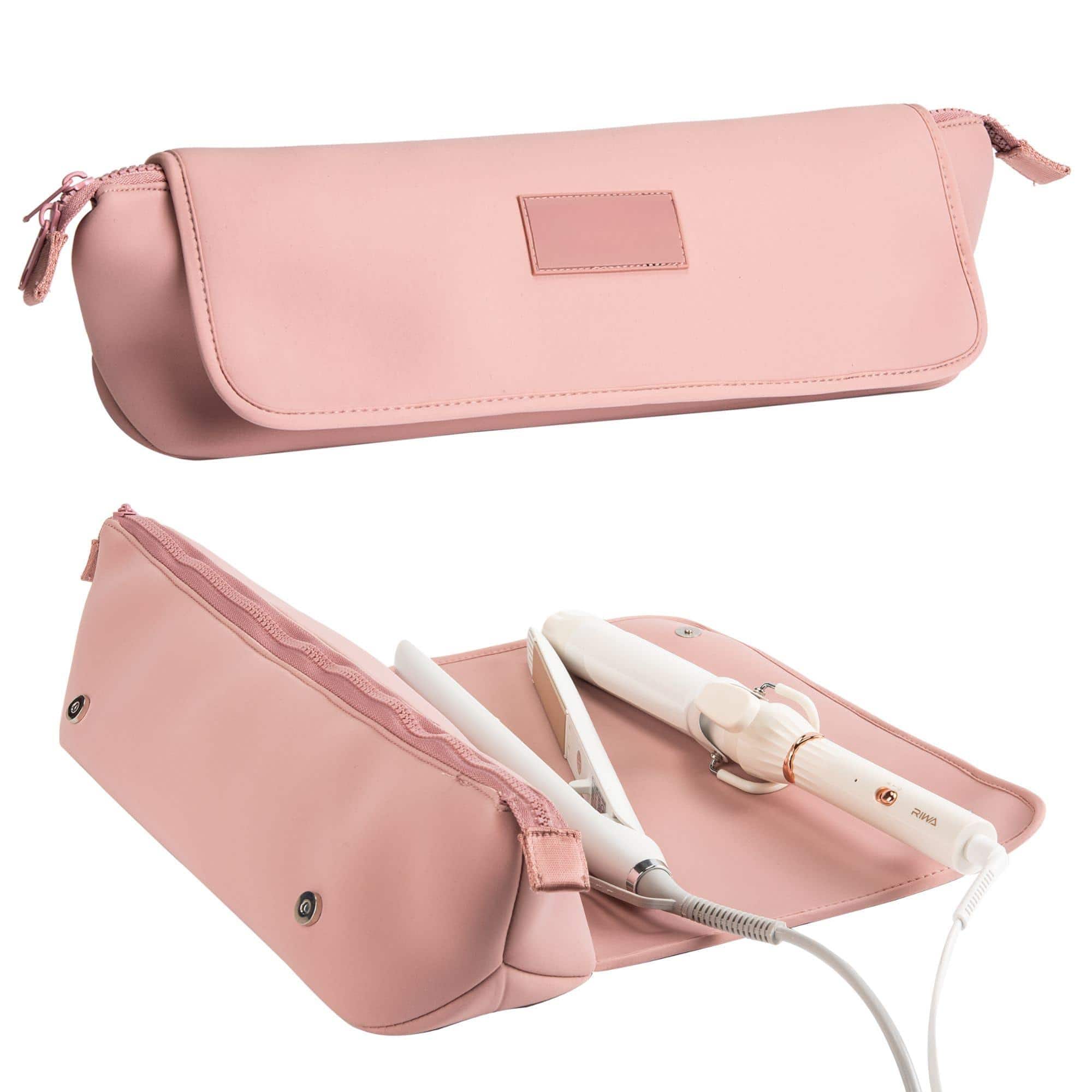 VEGA AUTOMOTIVE - Hair Tools Travel Bag And Heat Resistant Mat For Flat Irons Straighteners Curling Iron Haircare Accessories - Dune