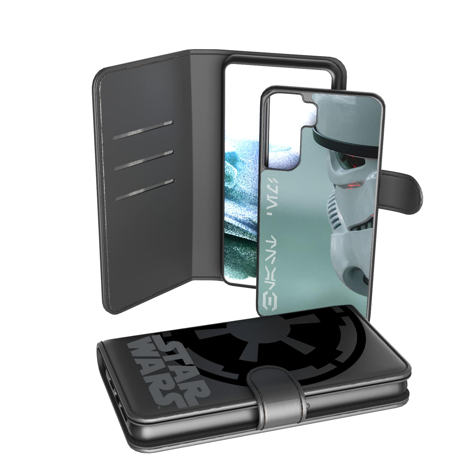 Photos - Case Cinematic Keyscaper - Star Wars: A New Hope  Moments: Discovery Wallet Phone  - Samsung Galaxy S20 Plus - Stormtrooper KW 