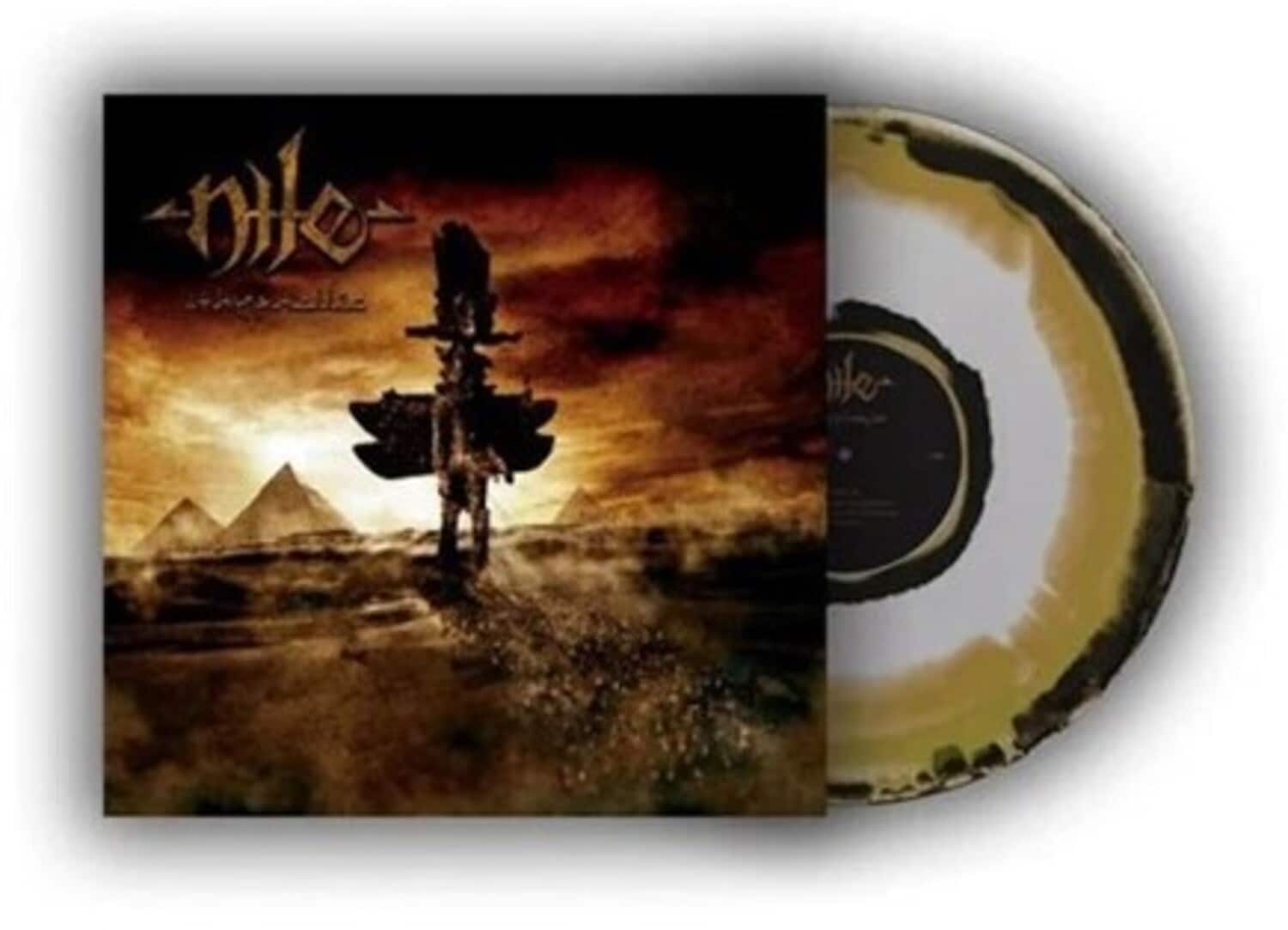 Nile - Ithyphallic - Black Gold & White Swirl Vinyl   - VINYL LP price history on PriceWatchPro