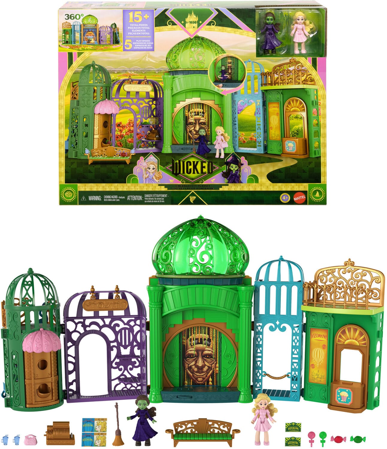Mattel - Wicked Emerald City Small Doll Playset - COLLECTIBLES - Multicolor price history on PriceWatchPro