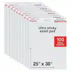Ultra Sticky Easel Pad
Staples
100 Total Sheets
25" x 30"