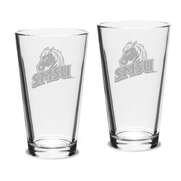 Jardine - Southwest Minnesota State Mustangs 16oz. Two-Piece Classic Pub Glass Set - Multicolor