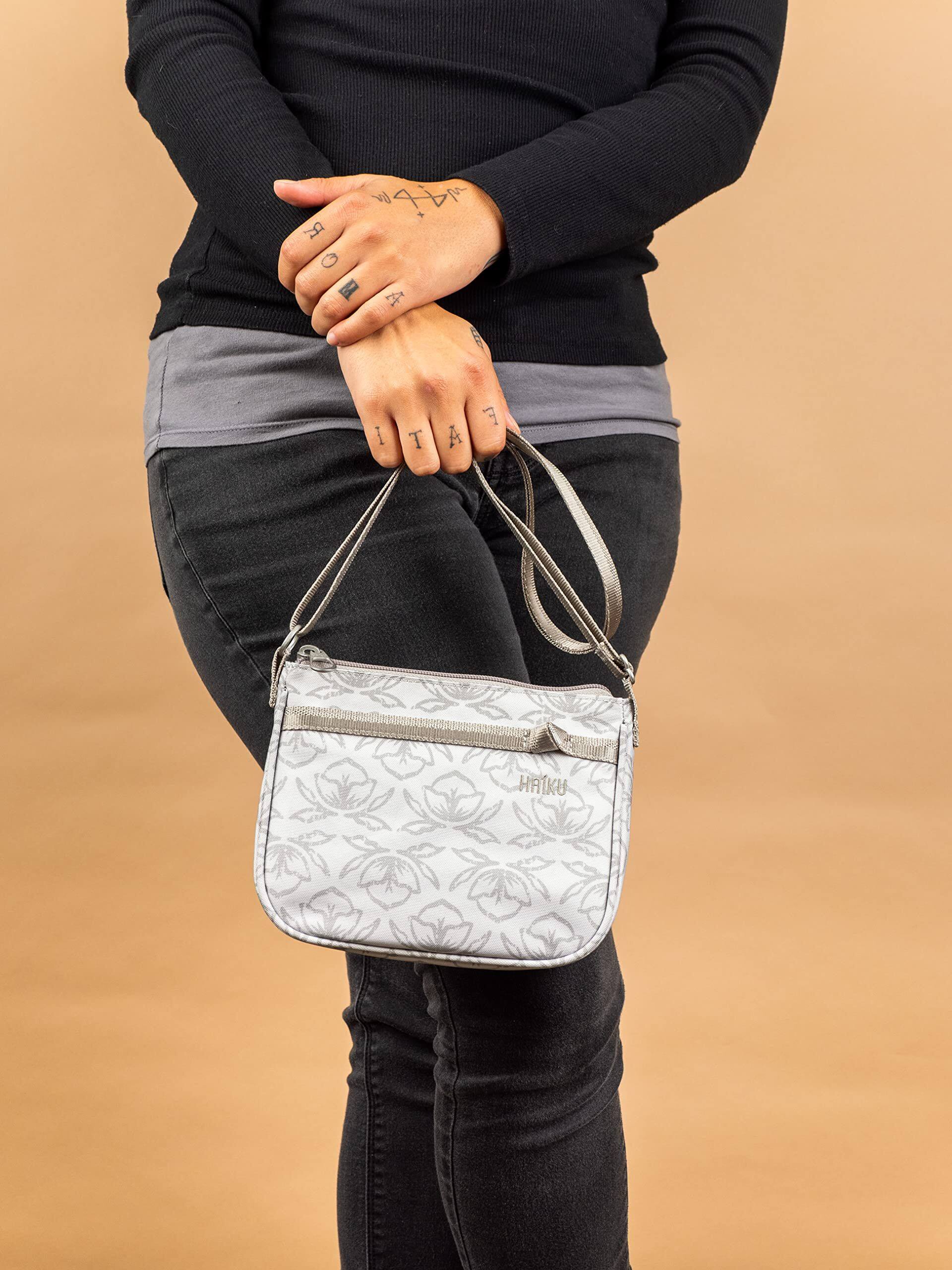 Alt View 1. Haiku - Haiku Lark Crossbody Bag - Geo Tulip Print.
