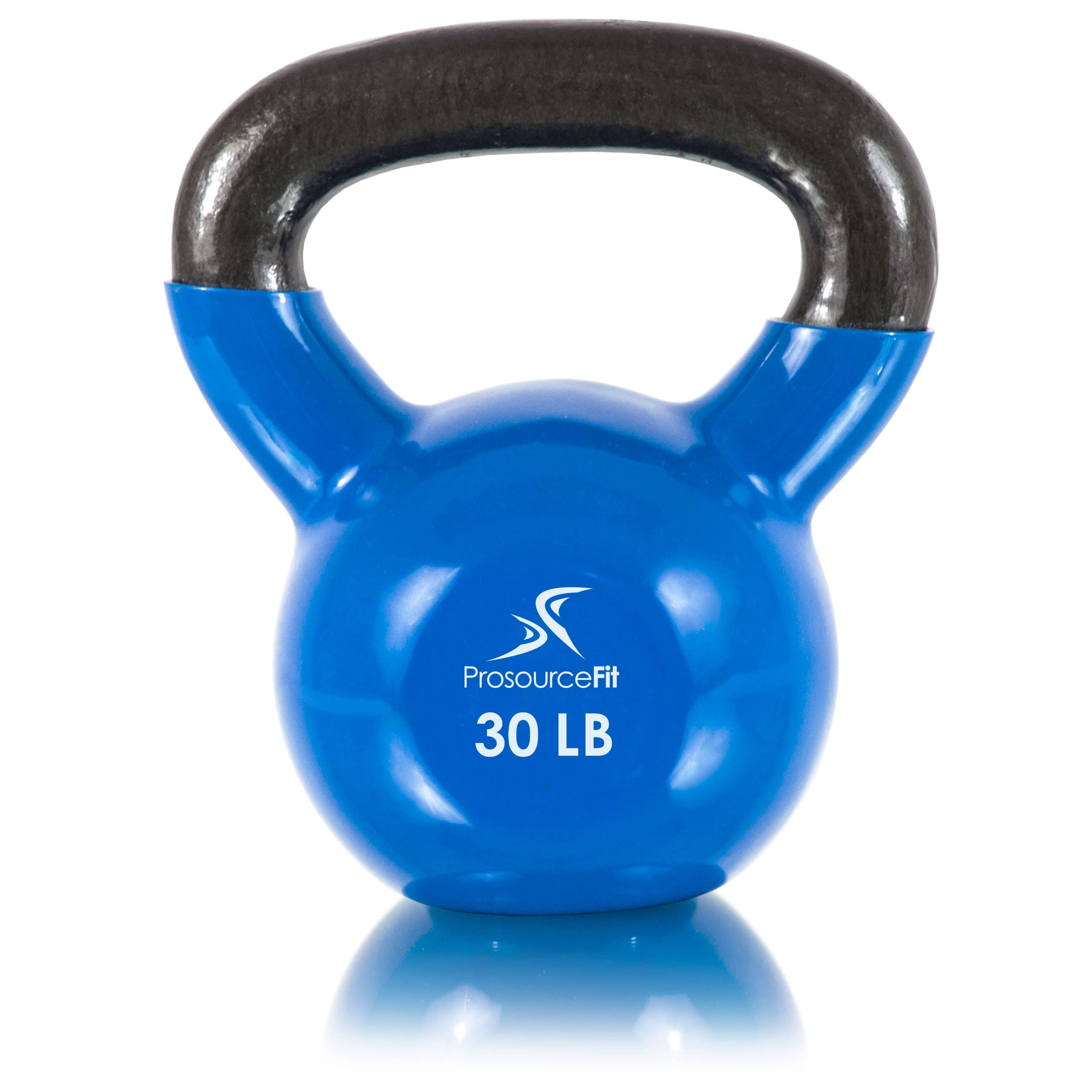 Workout 30 Lb Kettlebell For Sale ProsourceFit Vinyl Coated Iron - Main Image
