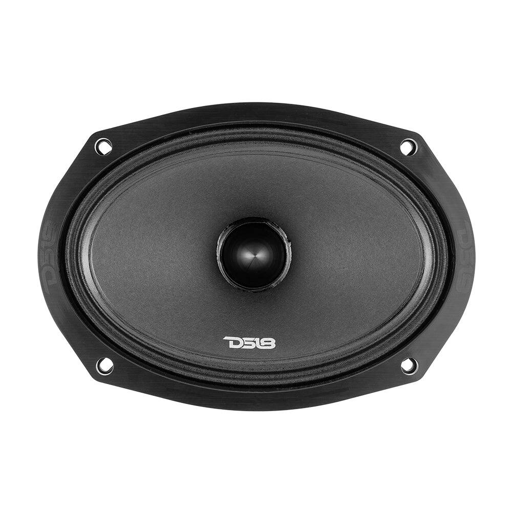 Alt View 2. DS18 Audio - PRO-ZXI 6x9" Mid-Range Loudspeaker with Bullet, 300W RMS 4-Ohm.