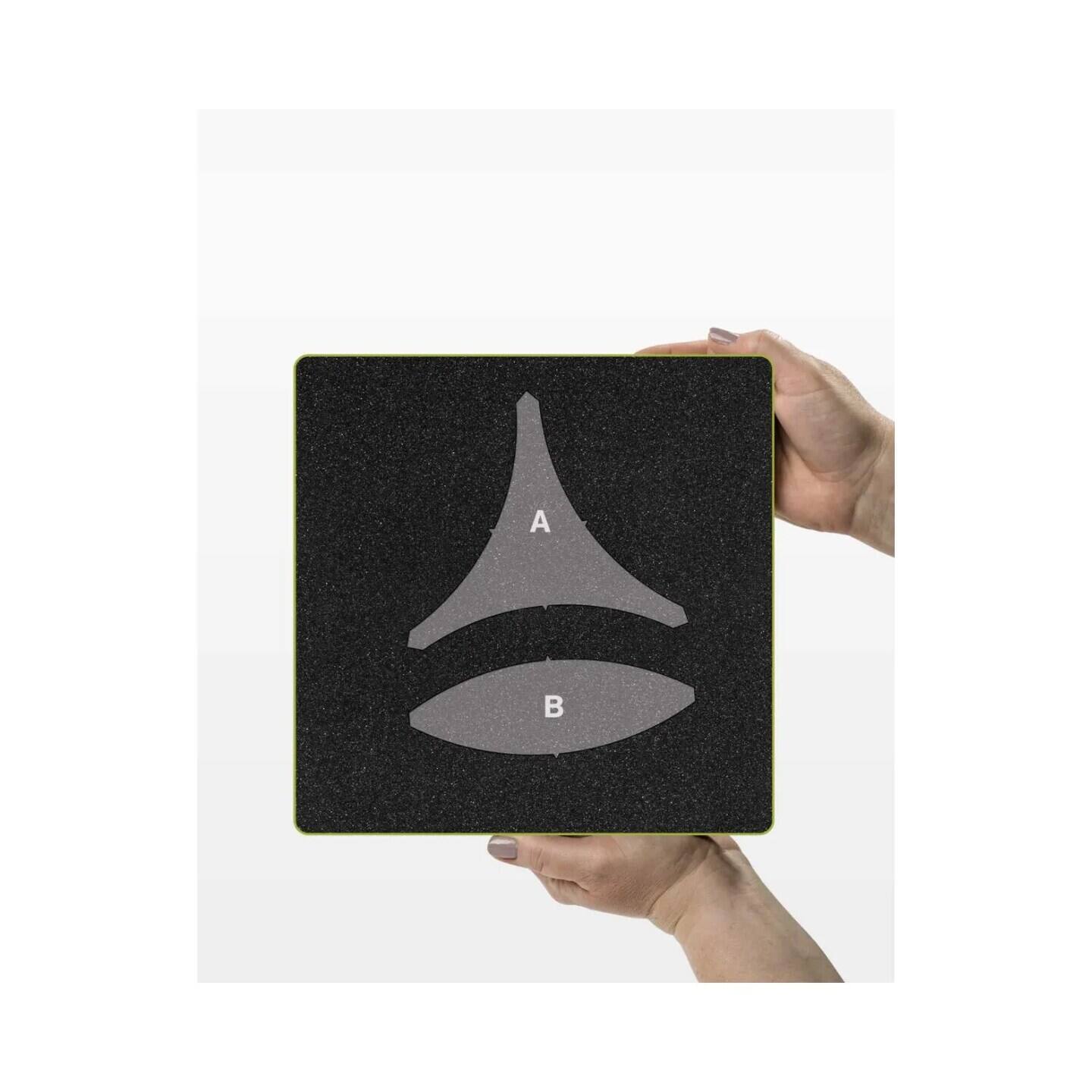 Alt View 1. AccuQuilt - GO! Joseph’s Coat-11 Finished Die - Multicolor.