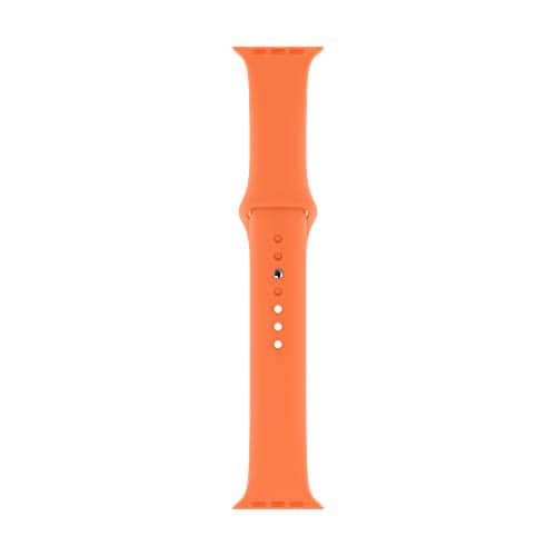 Apple - Watch Sport Band(44mm) - Vitamin C - Regular - Orange