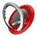 Front. Home Collection - Red 360° Rotating Finger Ring Holder Stand Grip for Cell Phones Mount - Red.