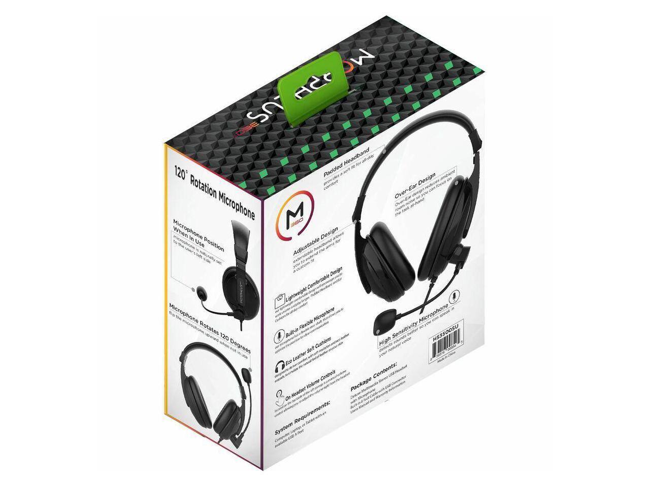 M 5 OBE Sn Headband Pd - 120 Padded NUT Widdms Crifed Design Tcu Rotation Over-Ear Em dei Microphone alad JNa M the DBO Microphone When in Design 10 se Position - Adjustable hosdbond T estenaladlo - r Devien Comfortabile Lihtweight Microphone Micraphere Microphone seak Rotates Fixicle Sensitivity Bullt-in cetter H5350030 120 High -e Degrees Clstions delechs  Sof Leather Ee Controia Contents: Volume Package Meaduet On Requirements: System