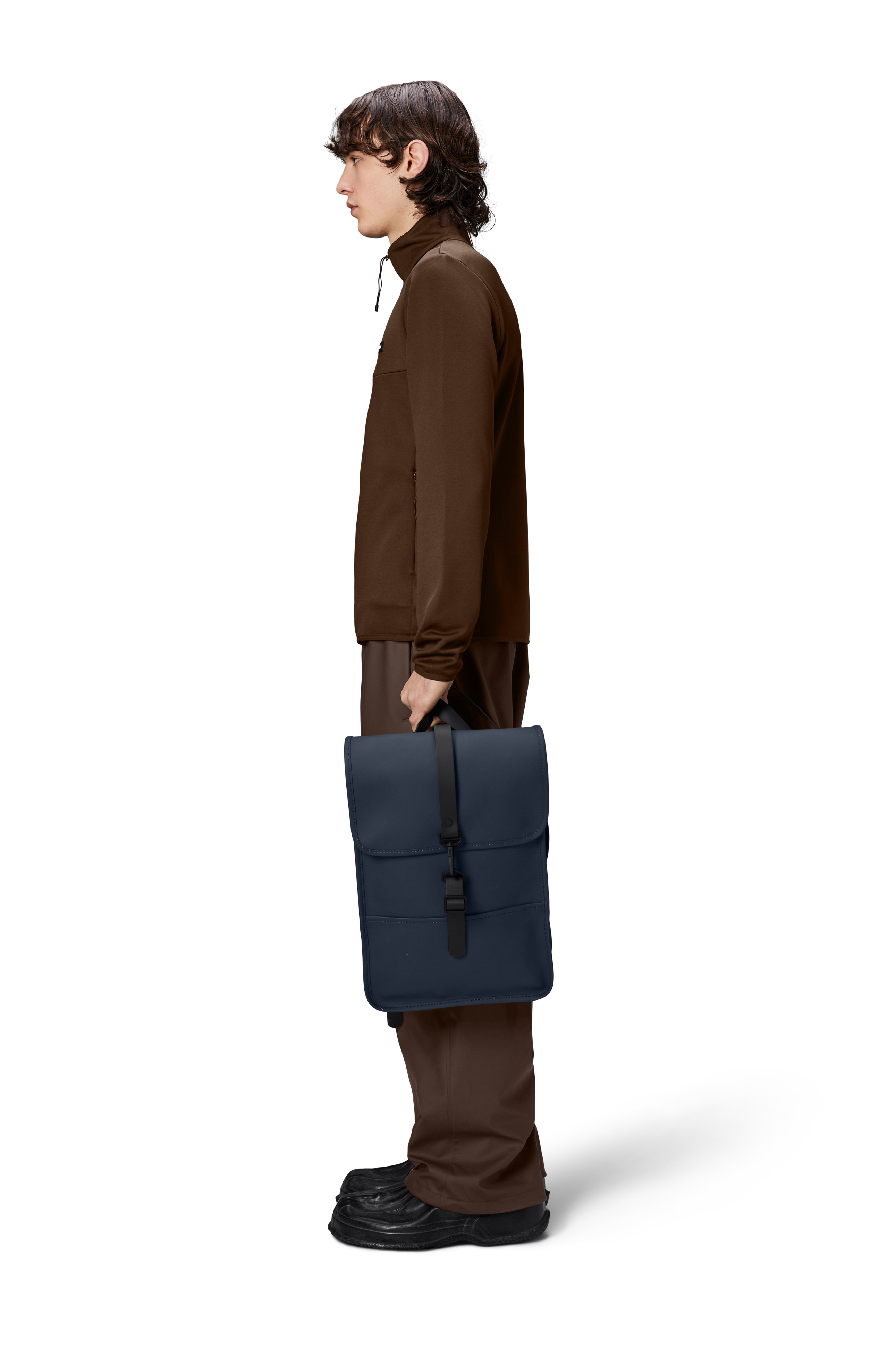 Back. RAINS - Backpack Mini - Navy.