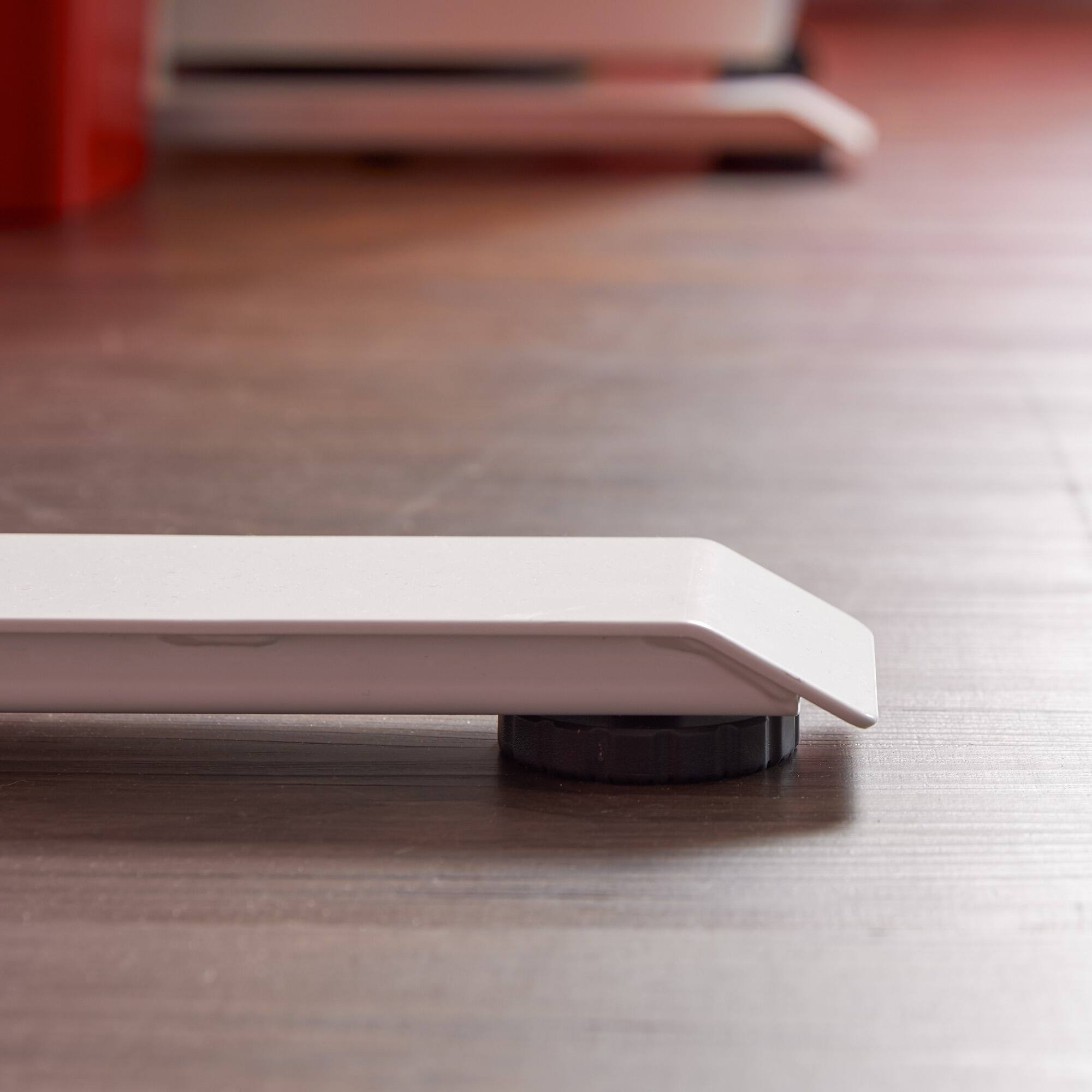 Alt View 15. True Seating - Ergo Electric Height Adjustable Standing Desk - White.